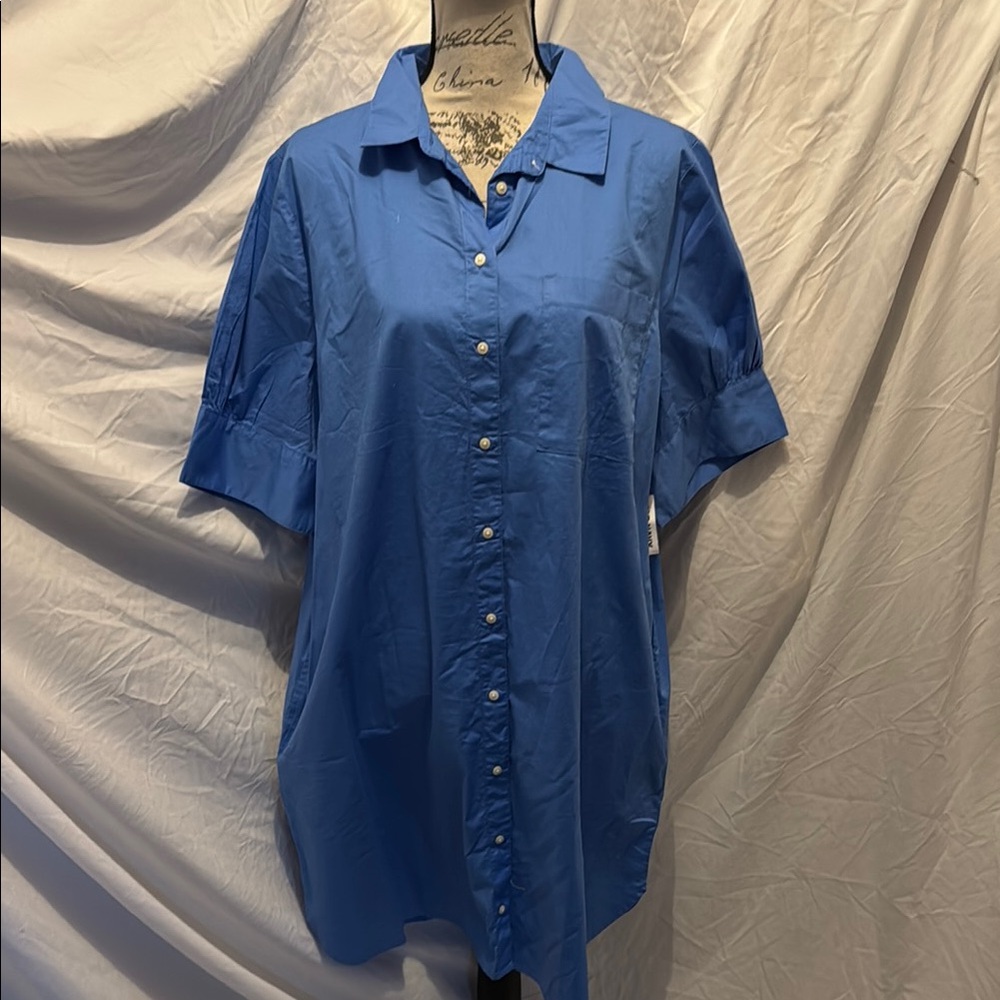 Old Navy Blue Casual Dress Relaxed Fit